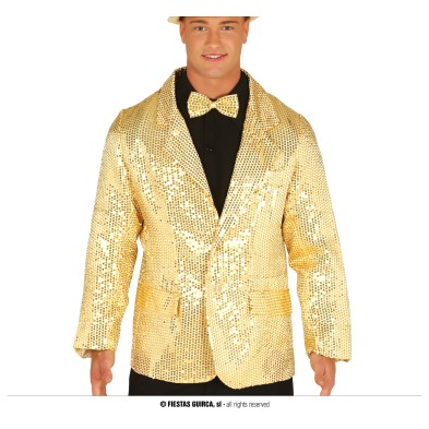 Chaqueta Lentejuelas Oro