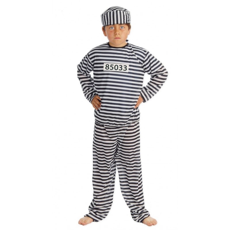 Disfraz de preso niño