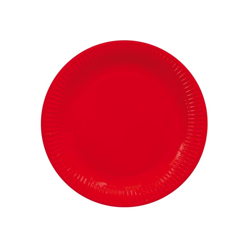 Platos de Cumpleaños Rojo