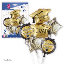 Conjunto de globos de Graduado