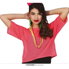 Camiseta de Red rosa neon