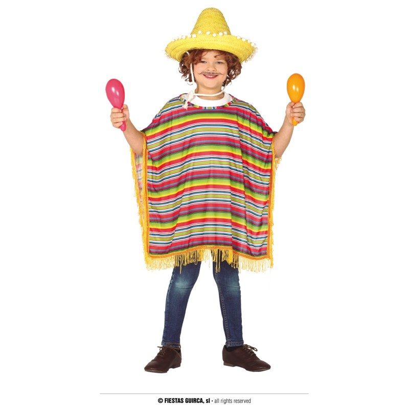 Disfraz Poncho Mejicano