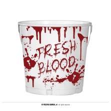 Cubo de Metal sangre fresca