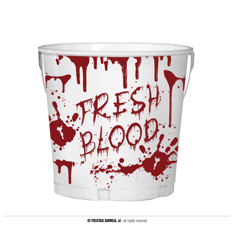 Cubo de Metal sangre fresca