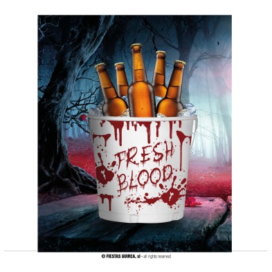 Cubo de Metal sangre fresca