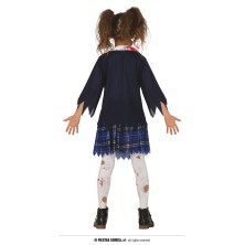 Disfraz de Estudiante Zombie niña