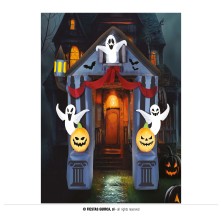 Arco hinchable casa Halloween