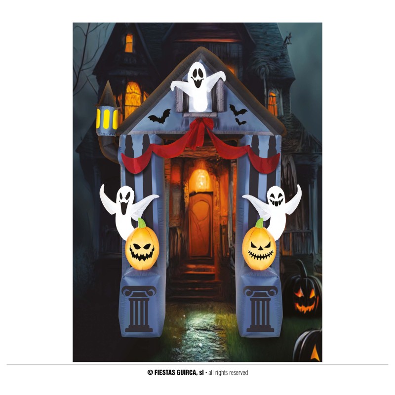 Arco hinchable casa Halloween