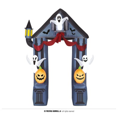 Arco hinchable casa Halloween