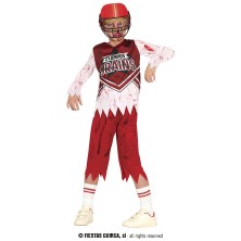 Disfraz de Jugador de Rugby Zombie Infantil