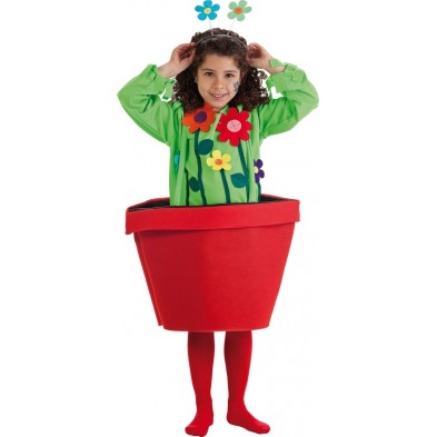 Disfraz de Maceta niña Disfraz de Maceta niña
