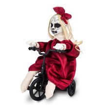 Muñeca Poseida en triciclo