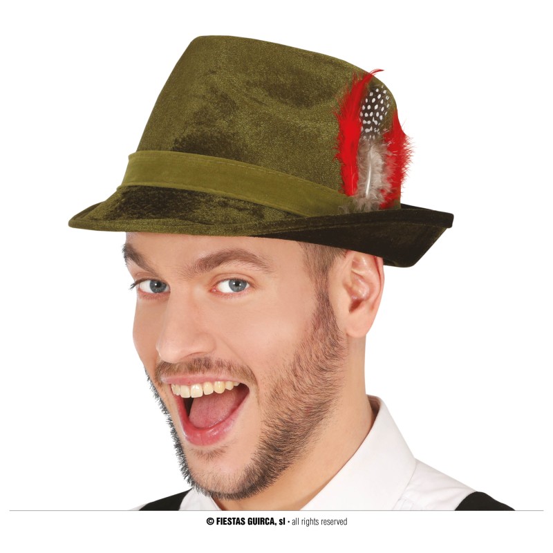Sombrero tiroles verde