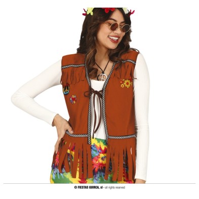 Chaleco Hippie Mujer