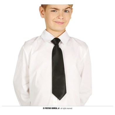 Corbata negra infantil