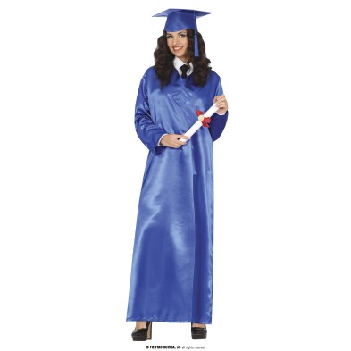 Toga graduado azul adulto