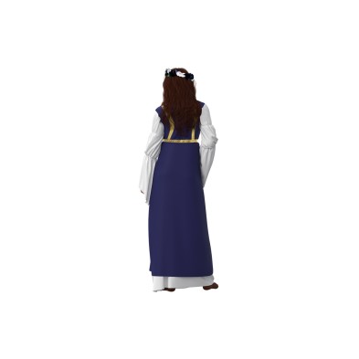 Disfraz de Mujer medieval Azul