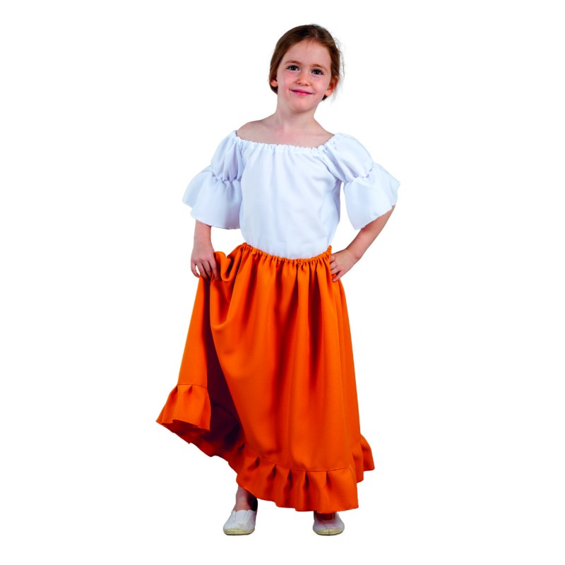 Falda medieval infantil