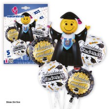 Conjunto de globos graduación