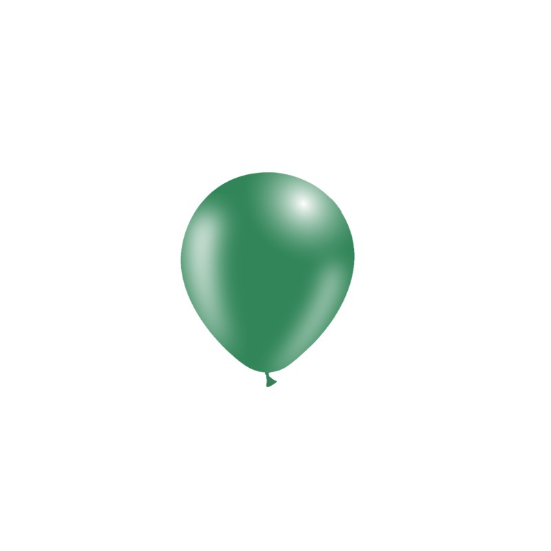 Bolsa de 50 globos verde bosque