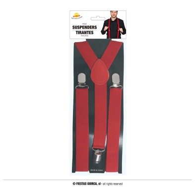 Tirantes Rojos Adulto