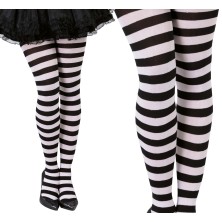Pantys a Rayas blancas y negras