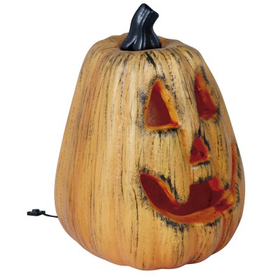 Calabaza con luz