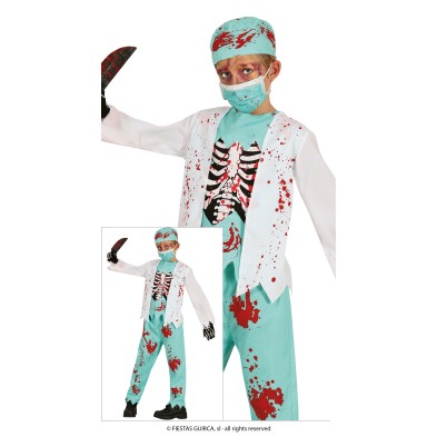 Disfraz de médico zombie infantil