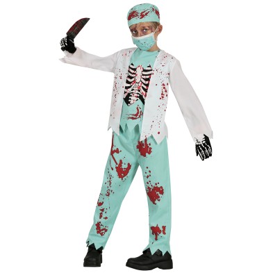 Disfraz de médico zombie infantil