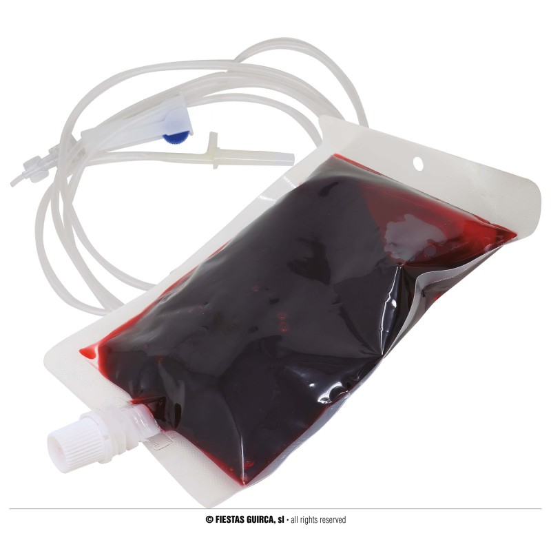 Bolsa Medica con sangre