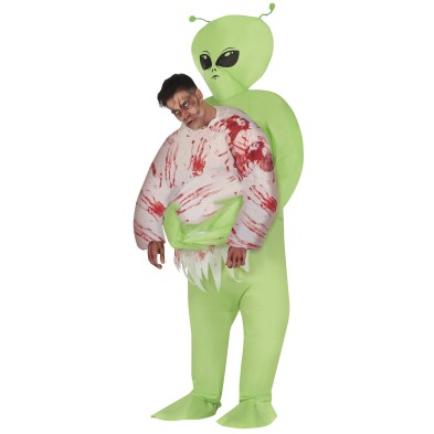 Disfraz de Alien abduccido