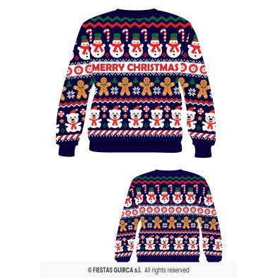 Jersey Navidad Mujer Merry Christmas