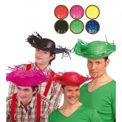 Sombrero de Paja de Colores