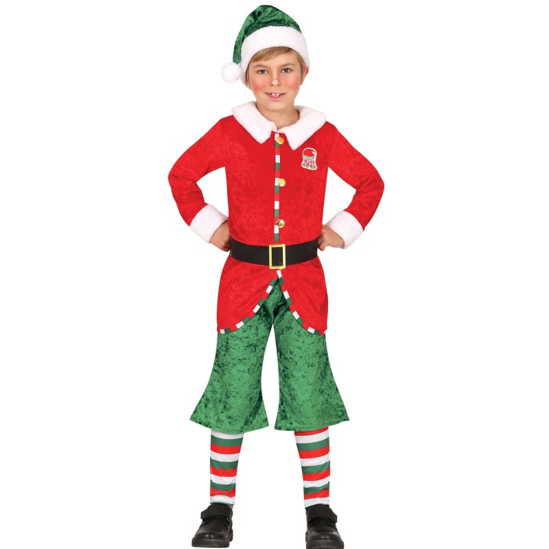 Disfraz de Ayudante de Santa niño