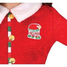 Disfraz de Ayudante de Santa niña